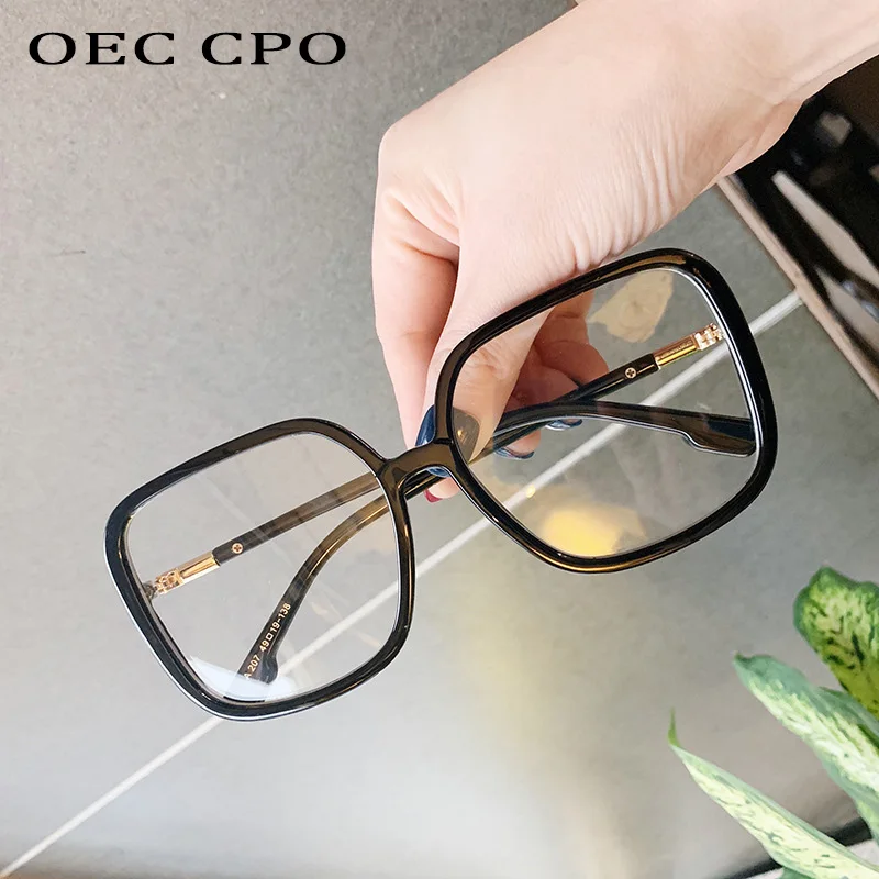 투명 렌즈 사각 안경, 여성 패션 광학 안경 프레임, 남성 투명 안경 