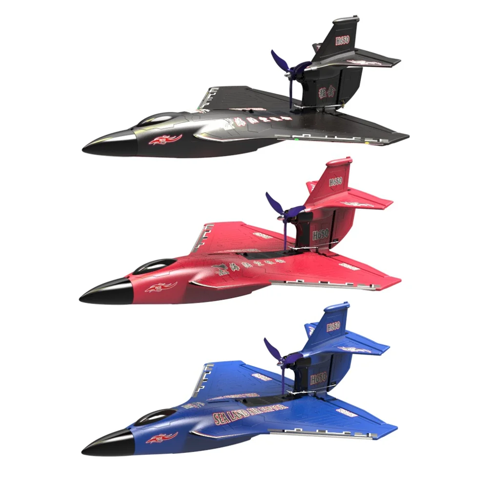 Raptor H650 Sea Land Air 2.4GHz 6CH RC Airplane 490mm Wingspan Smart Balance EPP Warbird Fighter Seaplane RTF For Beginners 5