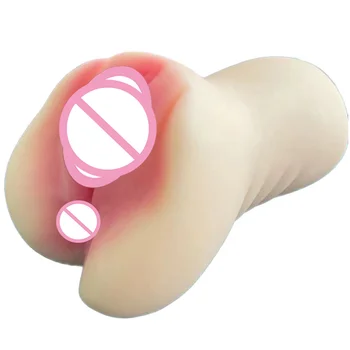 18+ Realistic Vagina Masturbator Cup Skin Pocket Pussy Male Masturbator Anal Oral Cup Adult Sex Toys for Men Masturbation 1