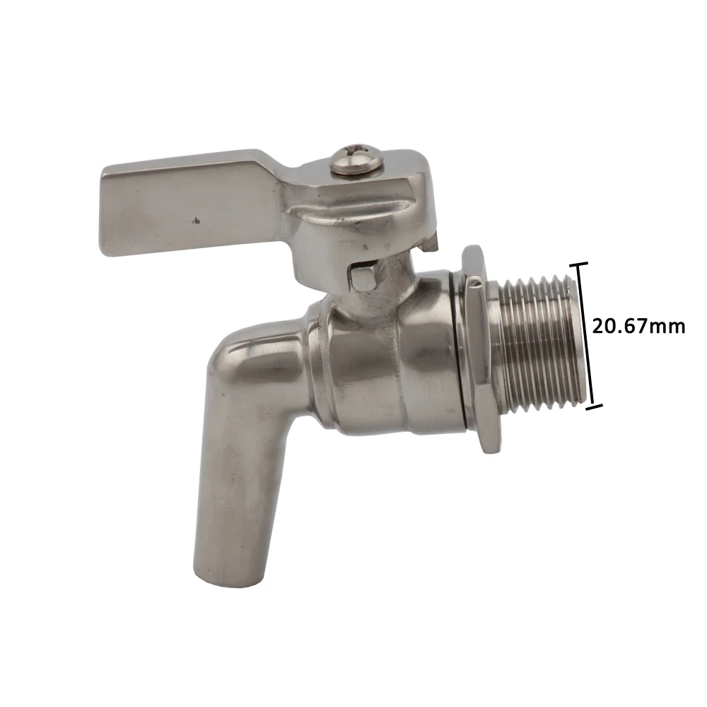 Aço inoxidável Beer Tap Faucet para HomeBrew,