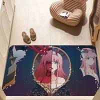 Zero Two Floor Mat Bathroom Mat Kids Room Bedroom Decoration Balcony Anti-Slip Doormat Living Room Bedside Area Rugs 1