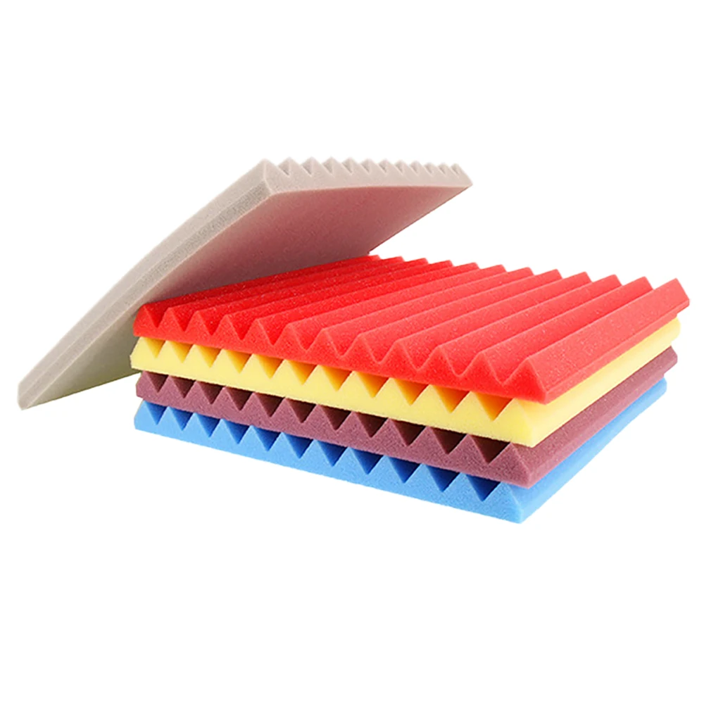 12x 30*30*2.5/30*30*5cm Studio Acoustic Foam SoundProofing Acoustic Panel Sound Proof Insulation Absorption Treatment Wall Panel