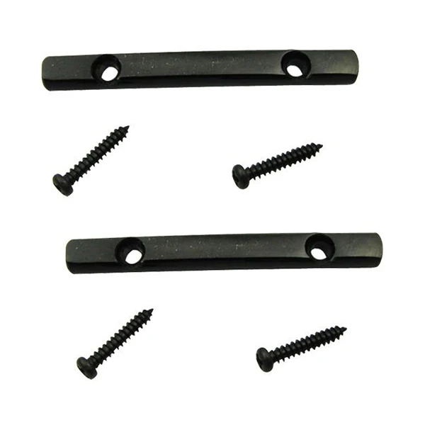 

Guitar String Tree Guides String Retainer Bar for Strat Tele Guitar Replacement Parts, Black (Pack of 2 )