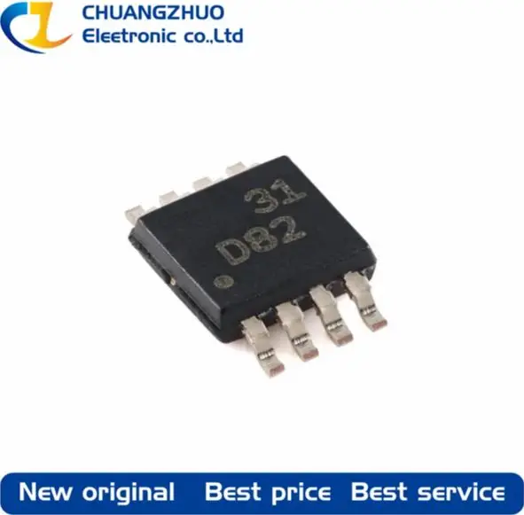 

1Pcs New original DAC8552IDGKR DAC8552 D82 VSSOP-8-0.65mm Digital To Analog Converters