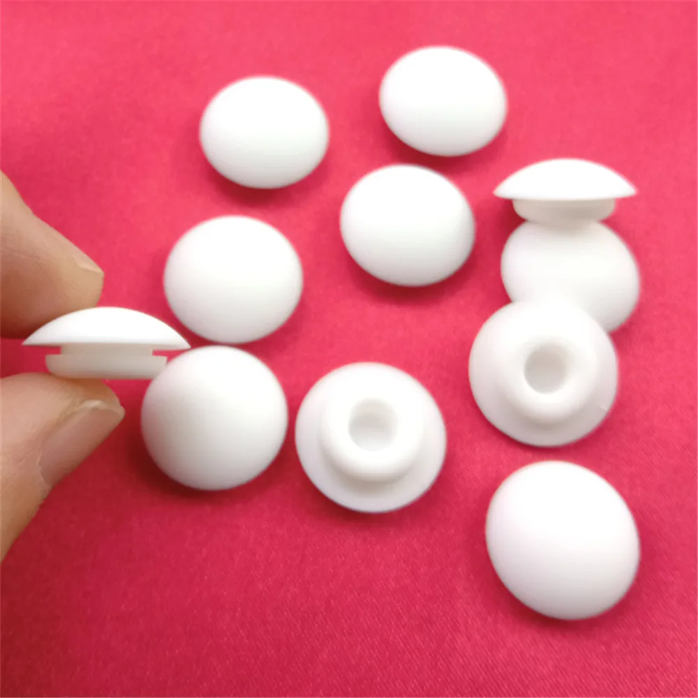 

Black White 9.5mm Arc Silicone Rubber Sealing Plug Snap-On Hole Plugs Blanking End Caps Pipe Tube Inserts Seal Stopper