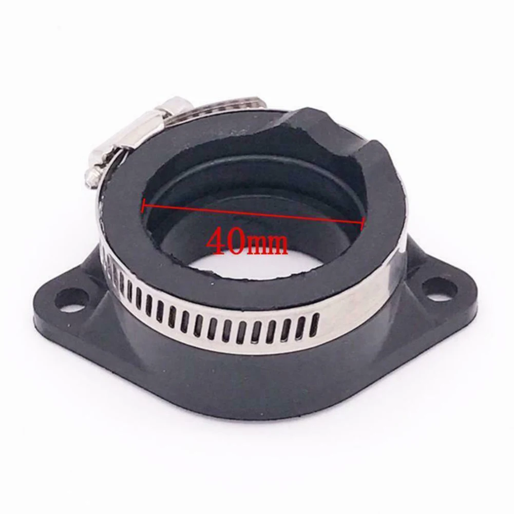 Adaptador De Carburador De Motocicleta, Colector De Admisión De Goma Negro, Bota De Carburador Para KEIHIN KOSO OKO 60‑33 Mm/2,36‑1,3 Pulgadas | En Línea