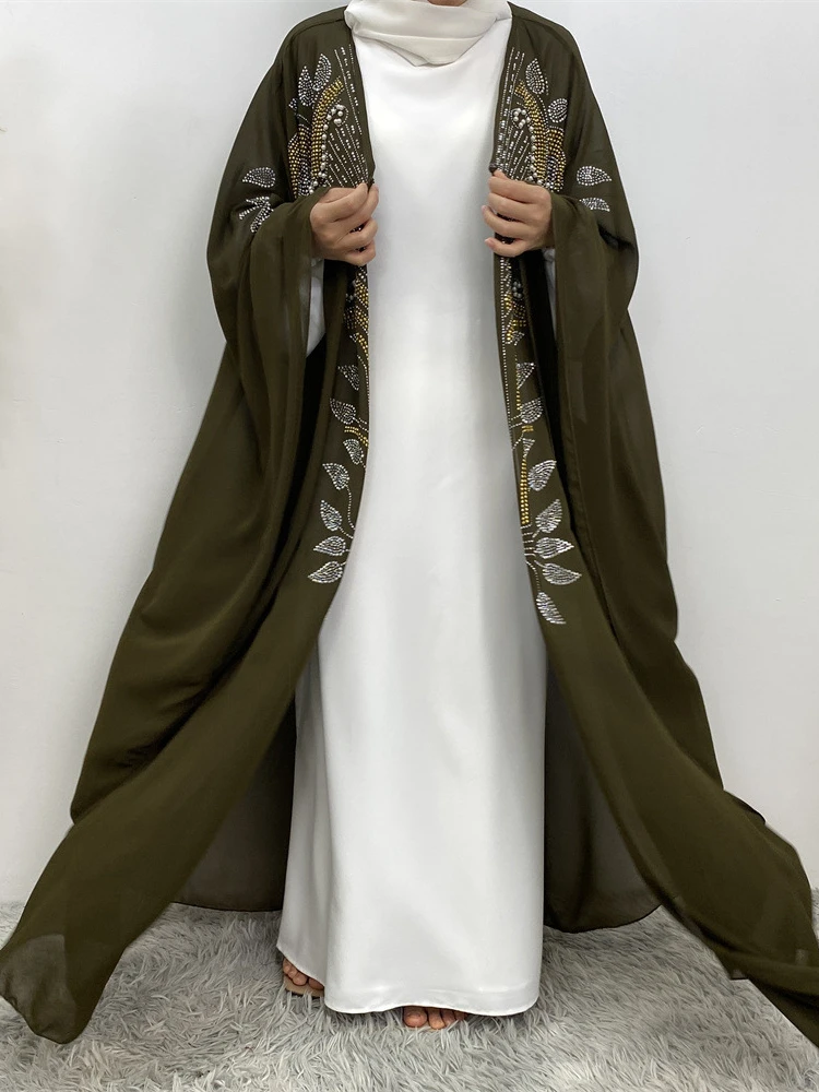 Dubai Abaya Cupcake Dress with Corset and Belt