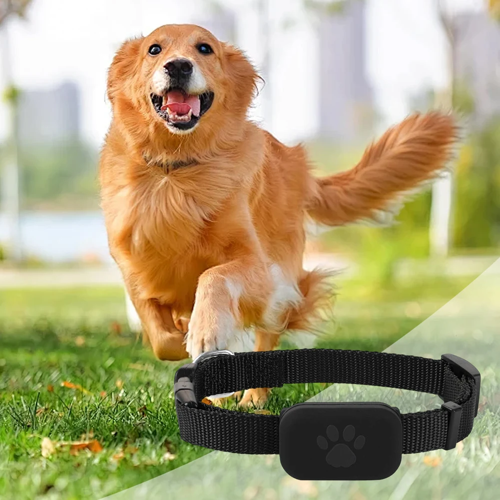 Pet GPS Tracker with Adjustable Collar Dog Tracker Smart Pet Locator for Cats and Dogs