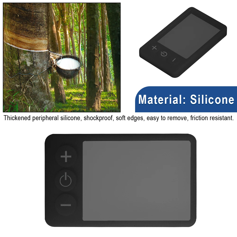 Für S866 Elektrische Fahrrad Display LCD Meter 24V 36V 48V für Kickscooter Control WP Stecker LCD Display Panels silikon Abdeckung Teile – Detail 19