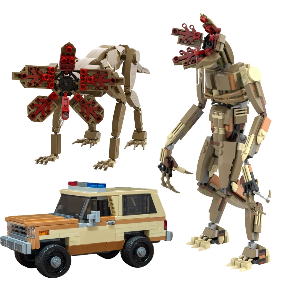 Конструктор одиннадцать Brickheadz Demodog, монстр, набор конструктора для незнакомых, Детские кубики, игрушки для детей, подарок для детей, игрушки