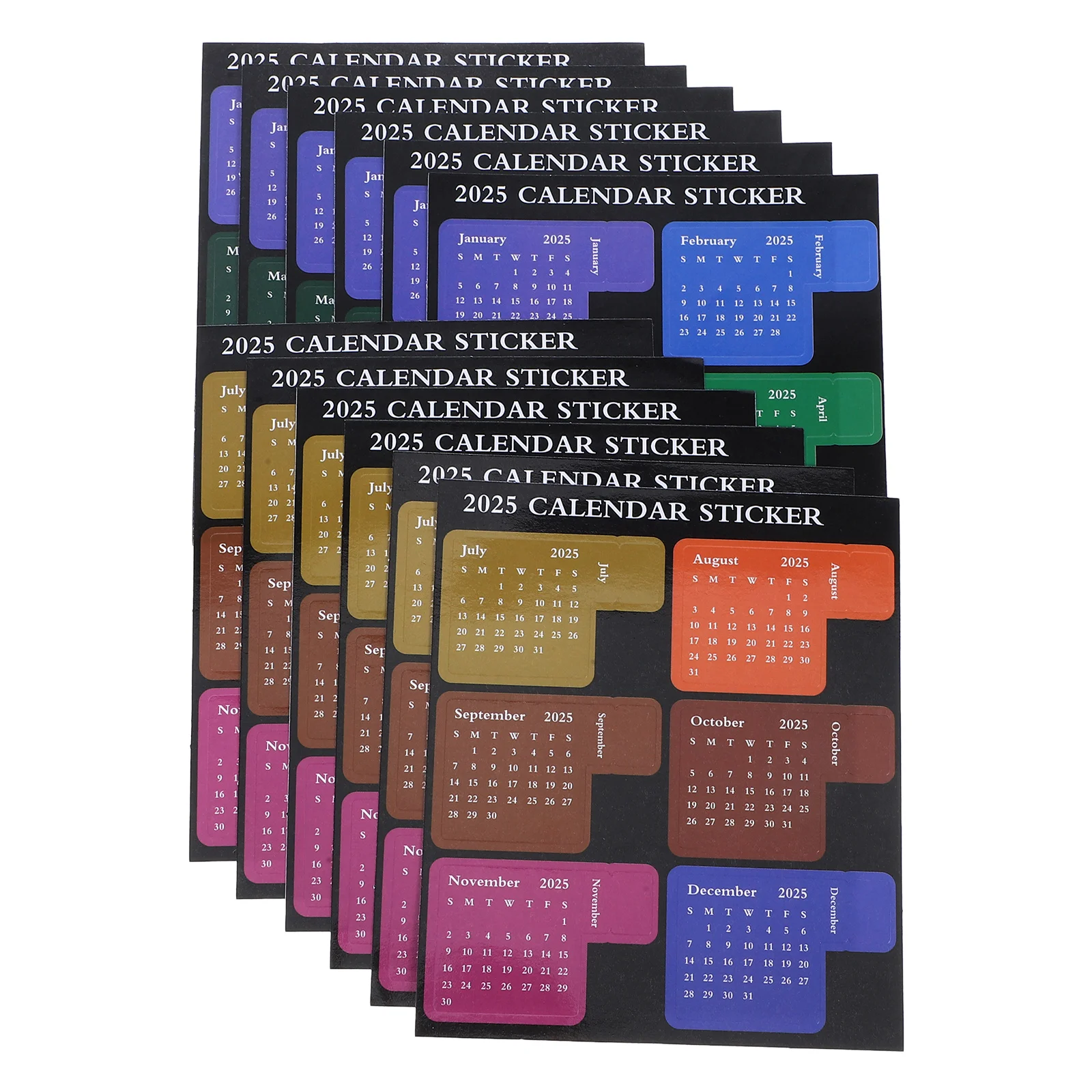 

12 листов, стикеры для заметок, индекс, маленькая фотография, альбом для вырезок, наклейки, расписание, бумага, ежемесячный планировщик