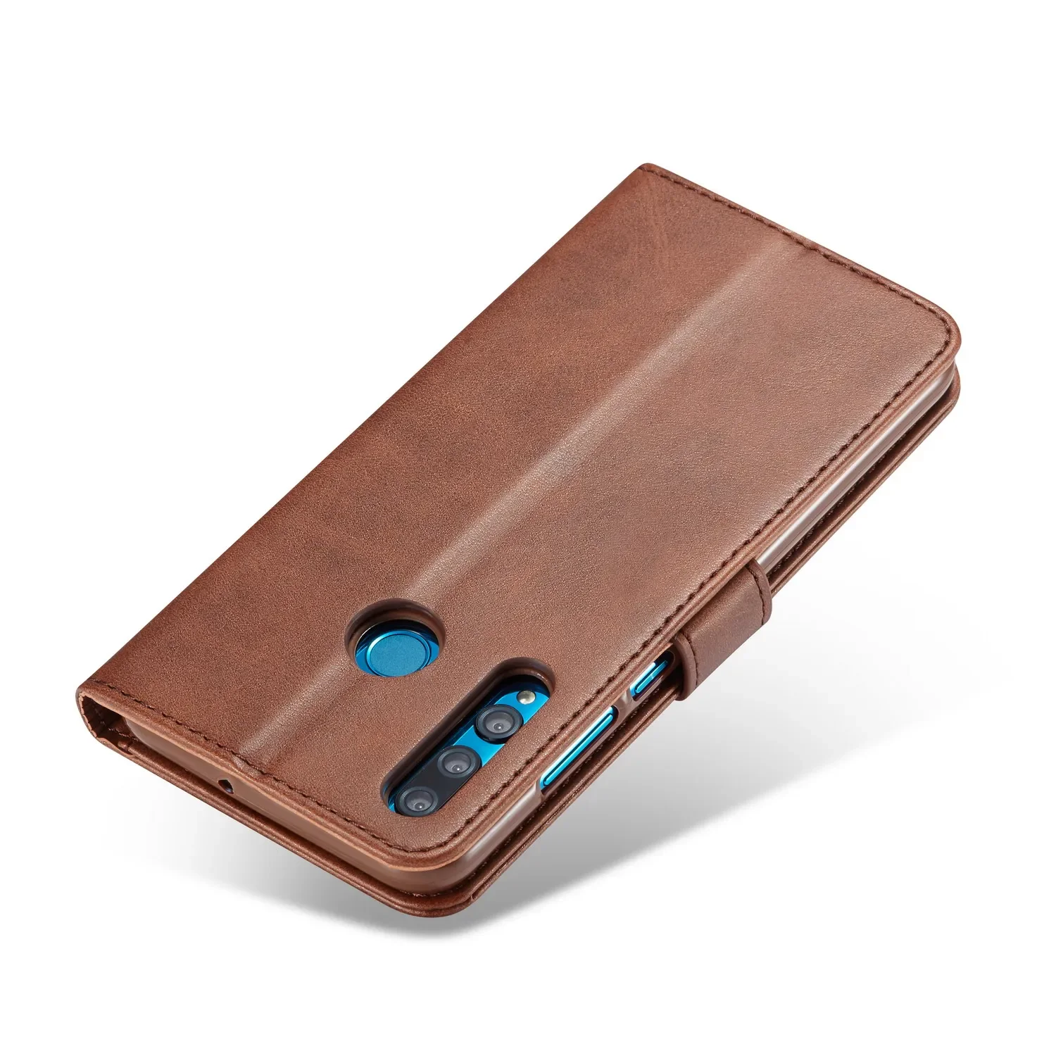 Luxurious Leather Wallet Flip Cover for Smartphones - Premium Protection and Style