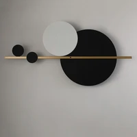 Lampe de chevet de chambre minimaliste moderne, lumière de personnalité, mur de fond de salon, designer 5
