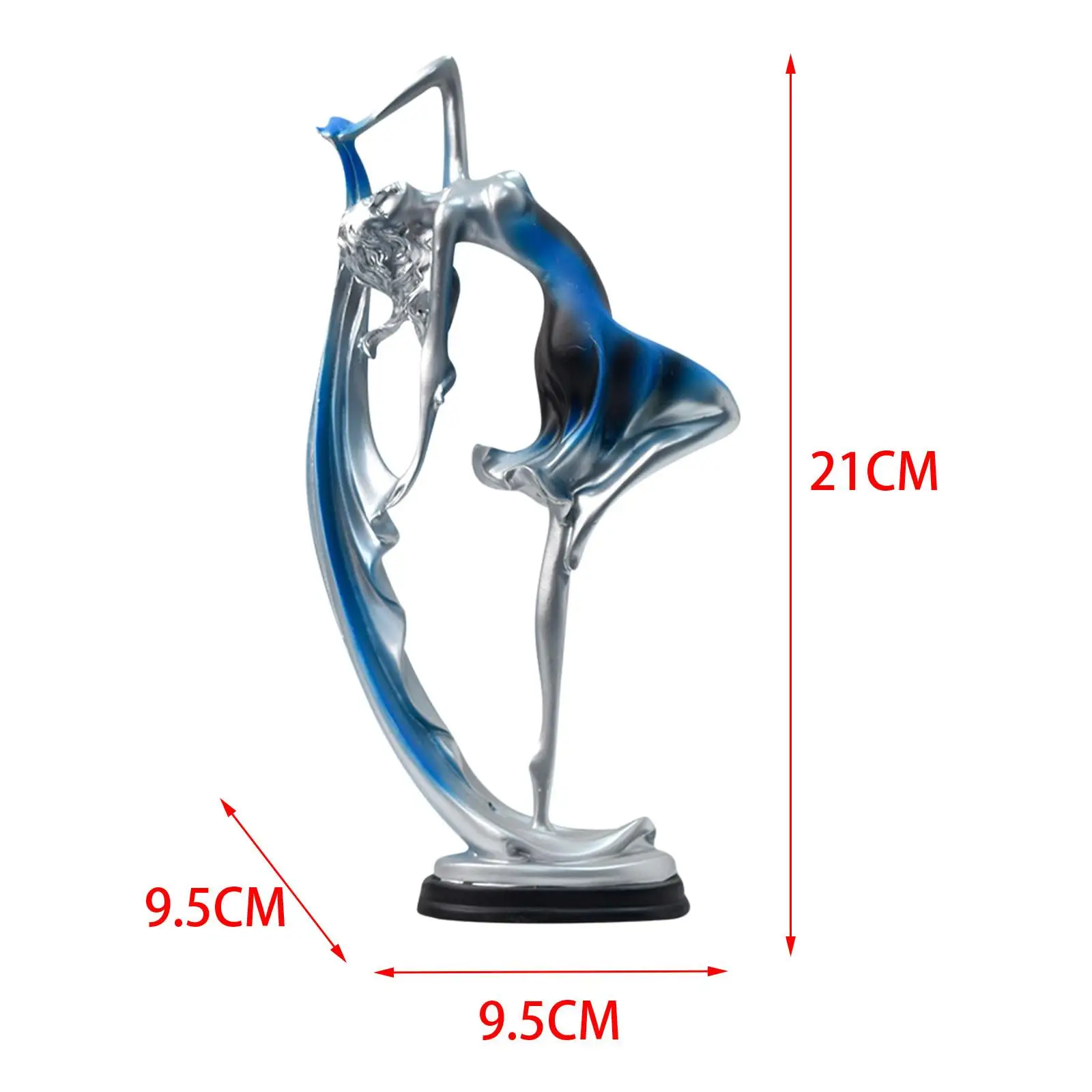 Ballet Dancing Sculpture Sculpture Desk Ornament for Tv Cabinet Desk