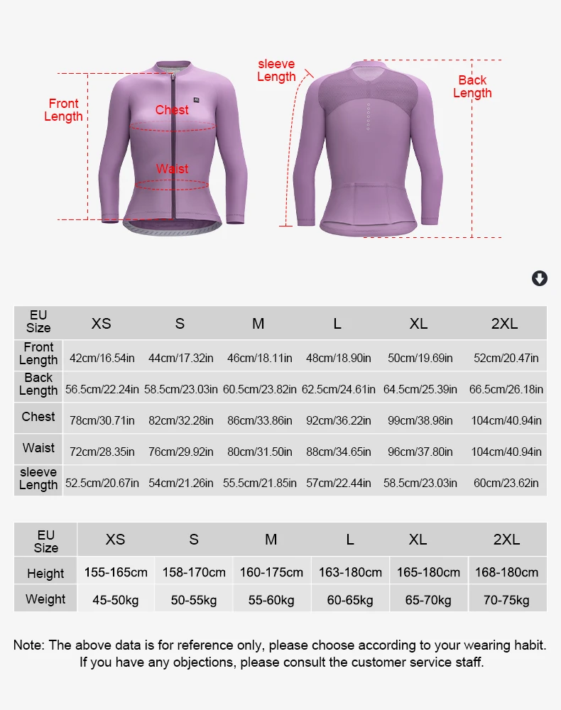 LAMEDA Damen Radtrikot Atmungsaktiv Rennrad Langarm Sommer MTB Reitshirt Radfahren Top Fahrradbekleidung – Detail 4