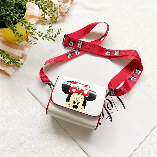 Women Crossbody Bags Disney Cartoon Shoulder Bag for Girls Kids Cute Mickey Mouse Fashion Printed Handbag Children's Gifts 1pcs