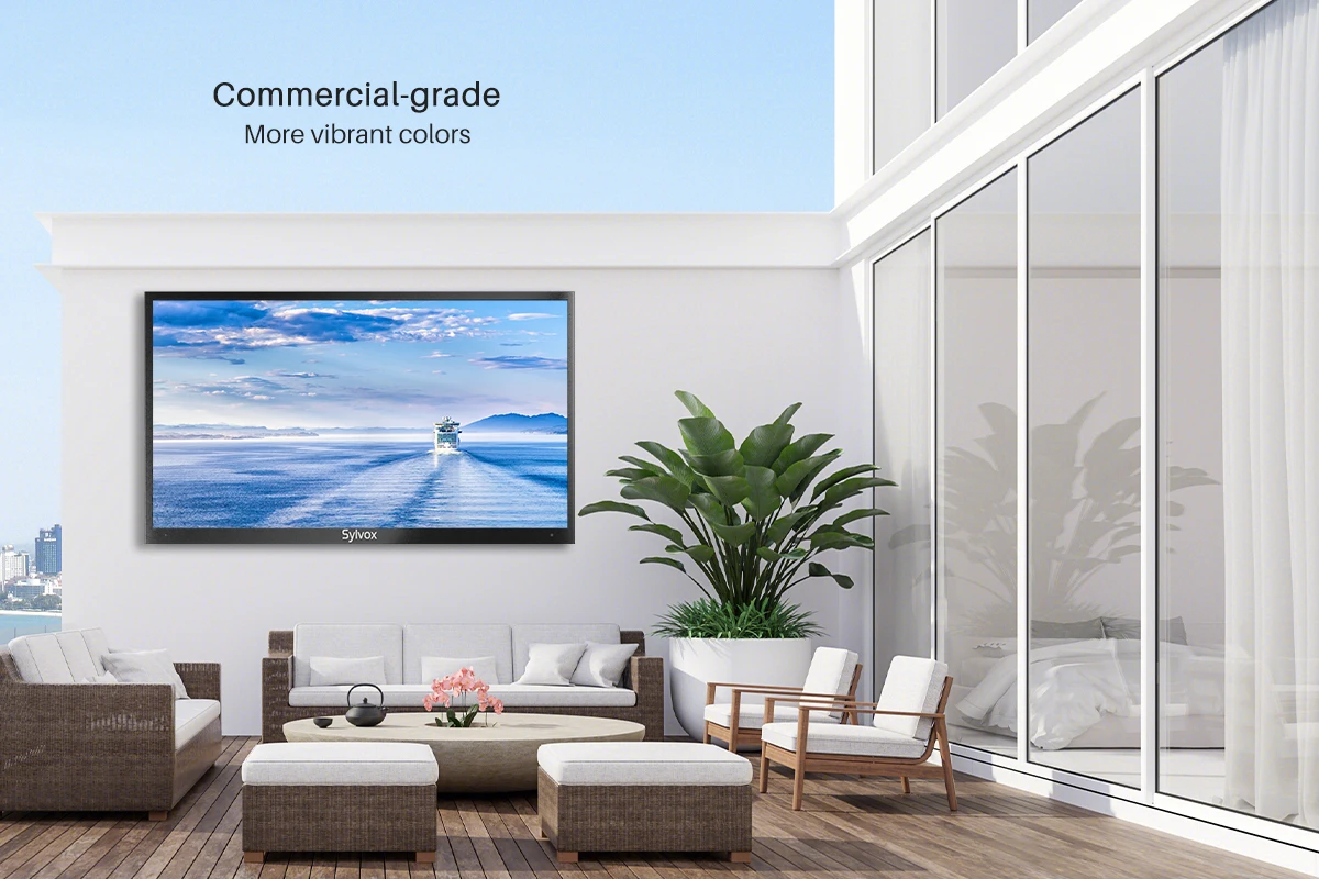 43 55 65 75 Inches Smart Weatherproof TV for outdoors 4K Waterproof Outdoor TV IP55 for Garden