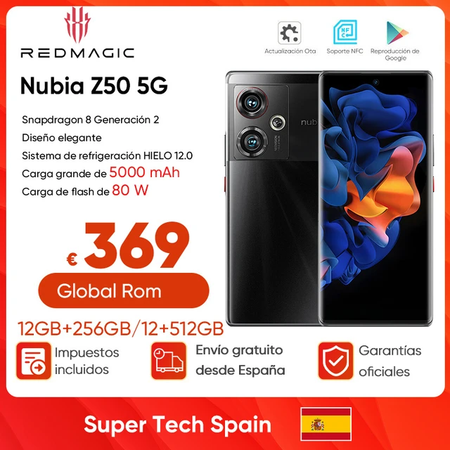 Nubia Z50 Global Rom 5G SmartPhone 6.67 inch 144Hz Curved display  Snapdragon 8 Gen 2 Octa Core 50MP Dual Camera 80W QuickCharge - AliExpress