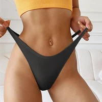BZEL-Culotte en satin sans couture pour femme, sous-vêtement doux, lingerie respirante et confortable 2