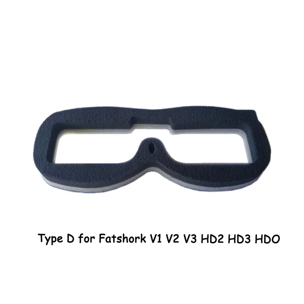Achetez Masque FPV mousse velours confortable pour Fatshark HDO2 HDO Dominator, vue de profil.