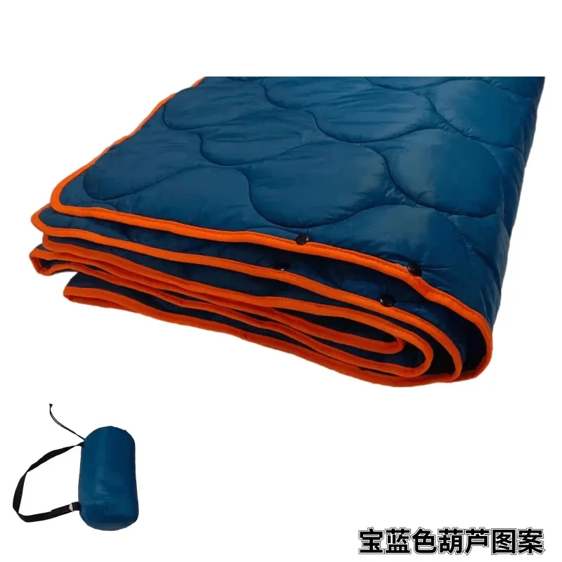 XL Insulated Blanket 20D 380T Nylon Ripstop Water Repellent Light Weight Outdoor Camping Blanket Warm