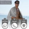 Quick Drying Microfiber Swimming Towel Super Absorbent Gym/Camping Towel Ultra Compact Lightweight Sports/Beach/ Travel Towels 5
