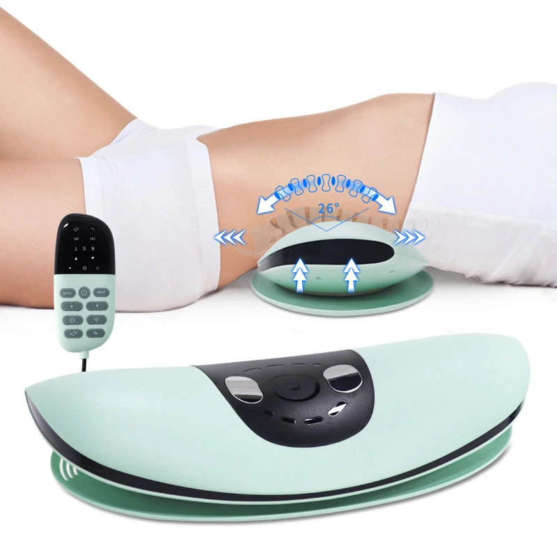 

Electric Lumbar Dynamic Traction Device Inflated Heating Waist Back Relaxation Massager Vibration Pain Relieve Body Fatigue