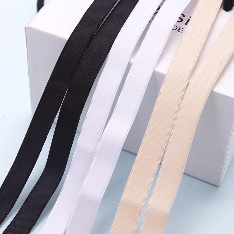 Enhanced Product Title:   
Invisible Push-Up Bra with Slip-Resistant Double Shoulder Straps - Black & White