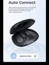  Lenovo XT80 True Wireless Bluetooth  Earphones Sports Headphones Touch TWS With Mic Noise Reduction Earbuds Waterproof Headset 