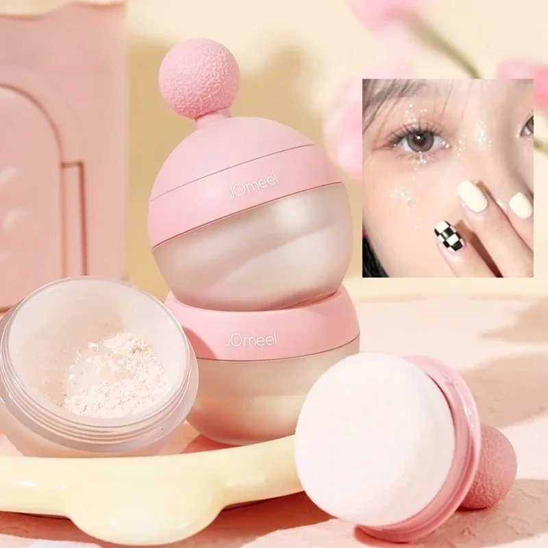 Shimmer Makeup Loose Setting Powder Face Body Glitter Diamond Moonlight White Loose Highlighter Fairy Powder Brighten High Gloss 4