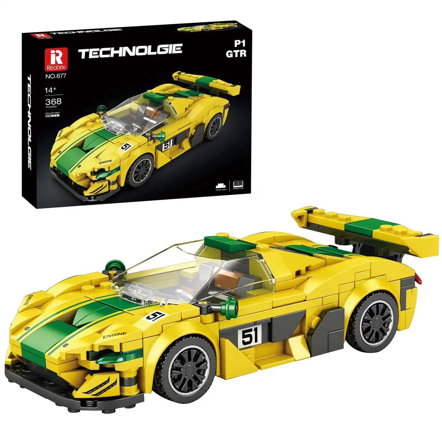 Building Block City Car Model Mclaren P1 Gtr Super Car Technical Blocks Giocattoli Per Auto Compatibile Lego Car Per Regalo Per Bambini