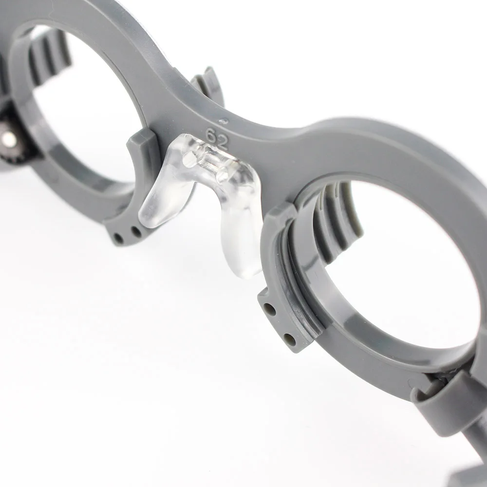 1pc New Design TF-X Plastic Optical Trial Frame Set Ophthalmic Trial Lens Frame 52-70mm Optional Fixed PD Grey Color