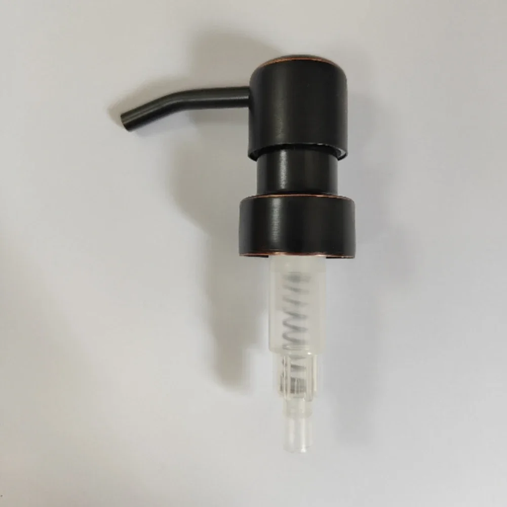 Stainless Steel Metal Pump Head Liquid Lotion Dispenser Push Type Lotion Pump Jar Tube Shampoo Bathroom Hardware, soap dispenser tray