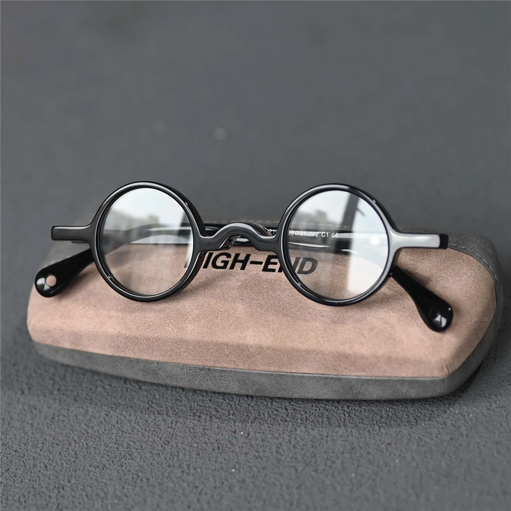 Cubojue Women's Full Rim Round Acetate Eyeglasses