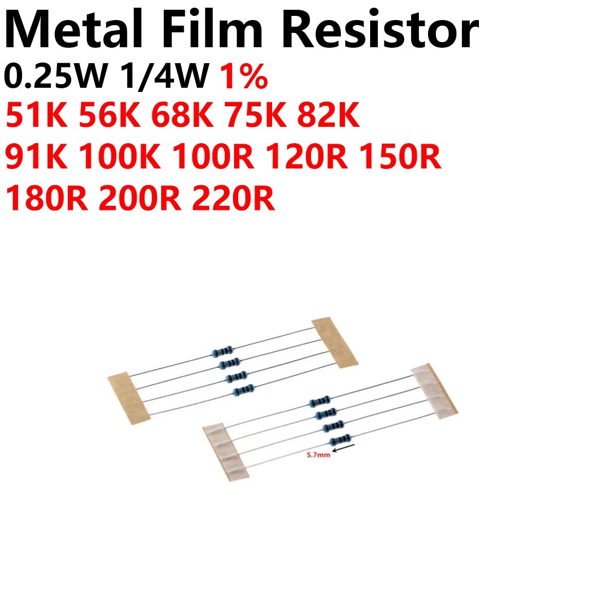 500PCS 1/4W 0.25w Metal Film Resistor 1R 10R 4.7R 3.3R 30R 33R 47R 68R 100R 220R 200R 330R 470R 680R 1K 10K 4.7K K 470K -1M 1% 1000pcs 0603 1% 1r 10r 4 7r 3 3r 30r 1k 2k 68r 100r 220r 200r 330r 470r 680r 2 2k 3 3k 22k 33k 47k 680k 1k 10k 4 7k k 470k 1m