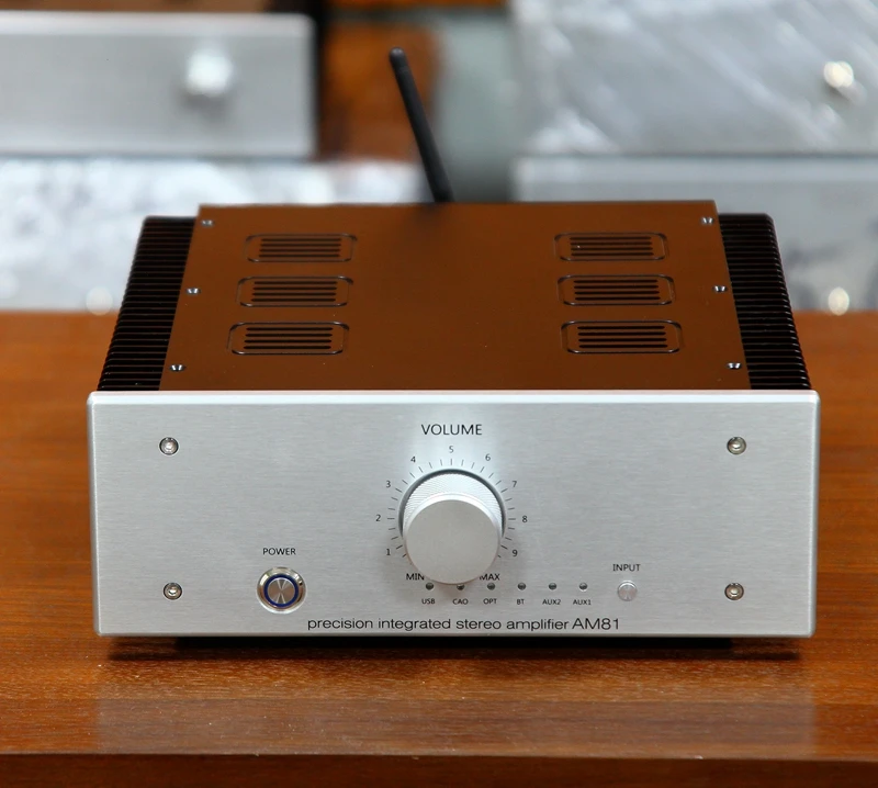 

AM81 Fever Grade HiFi Power Amplifier 145Wx2 Class A Class AB Bluetooth Fiber Coaxial USB