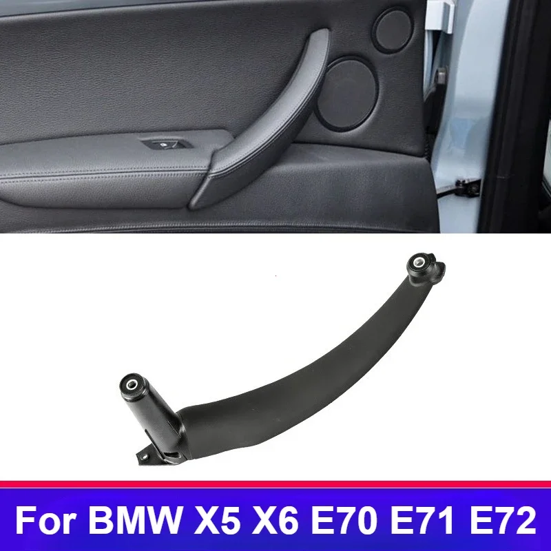 BMW X5 X6 E70 E71 E72 2007-2013용 실내 좌우 조수석 도어 손잡이 내부 커버 패널 트림 교체