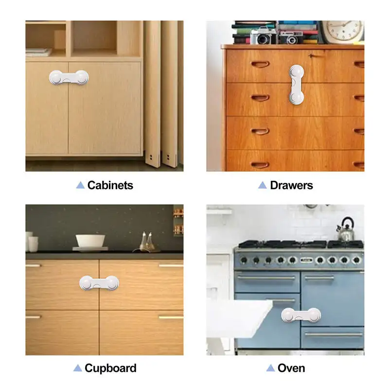 Cabinet Lock Child Lock Safety Lock Baby Proofing Cabinet Locks 3M Adhesive Kitchen System 3M Strong Adhesive Tape