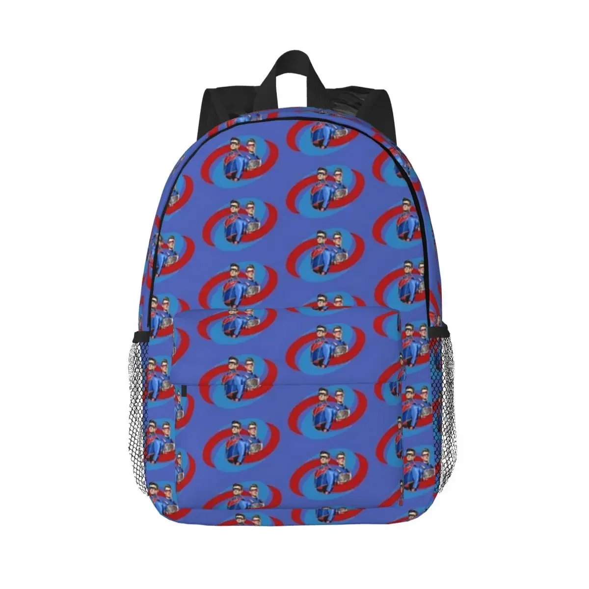 

Captain Man And Kid Danger - Logo Backpacks Bookbag Cartoon Children School Bags Laptop Rucksack Shoulder Bag Large Capacity