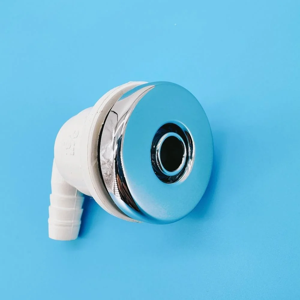 33mm Cover 8mm Air Massage Bathtub Jet Nozzle Chromed Cover PVC Bathtub Bubble Nozzle Hot Tub Air Jet Massage