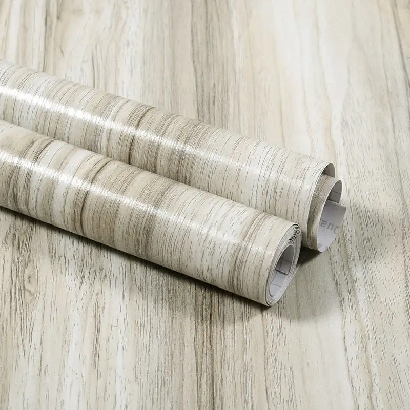 Wood Grain DIY Sticker PVC Self Adhesive Waterproof Wallpapers Renovation Furnitures Wall Stickers Home Decor Sticky Paper Decal - Image 38