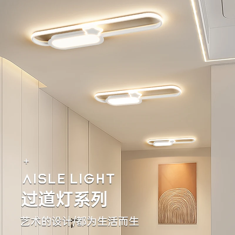 Modern New Led Ceiling Lamp White Creative Chandelier Ceiling Lights Home Decor Aisle Corridor Living Room Bedroom Dining Room