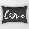 Love Letter Make It Happen You Are My Sunshine   Pillow Covers High Quality Short Plush Velvet Rectangle Pillow Cases Room Decor 2
