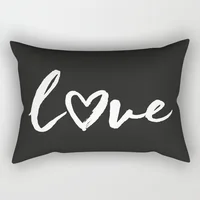 Love Letter Make It Happen You Are My Sunshine   Pillow Covers High Quality Short Plush Velvet Rectangle Pillow Cases Room Decor 2