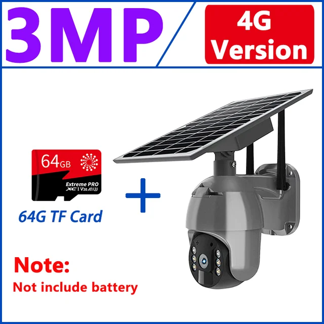 3MP 4G Camera 64G