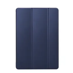Premium 12.1 - inch Trifold PU Leather Tablet Stand Case Cover for POCO Pad M1 12.1 (Navy)