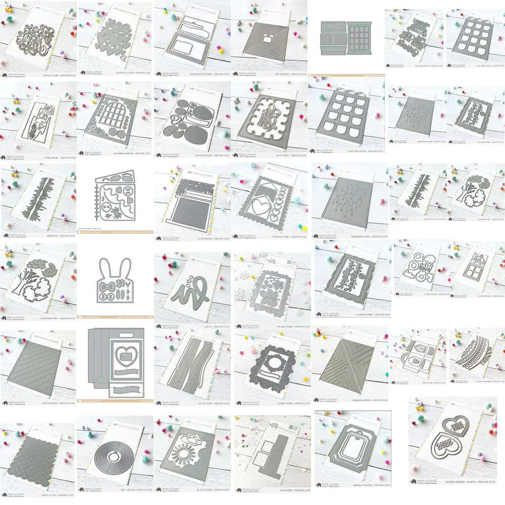 Metal Cutting Die And Stamps Scrapbooking Background DIY Decoration Craft Embossing Stencil