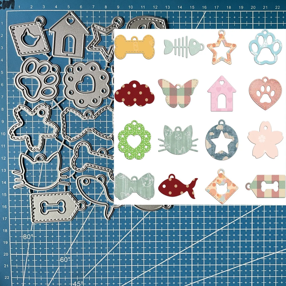 

Металлические Вырубные штампы счастливая богиня Кот и собака игрушки Сделай Сам Скрапбукинг Фотоальбом декоративное тиснение бумажные карты ремесла