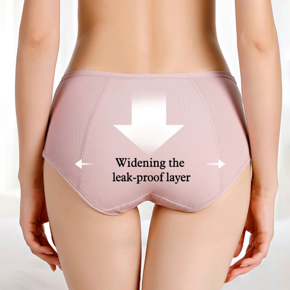 Cotton 3-Layer Women Maternity Panties for Heavy Absorption Leakproof maternity panties