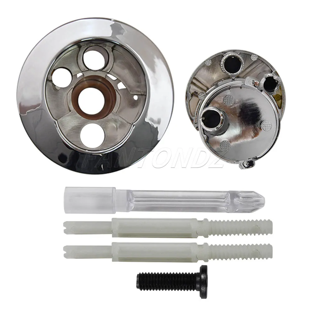 Pulsante A Filo Cromato E Aste Di Spinta Semplici Corpo Corto Per - Foto 5